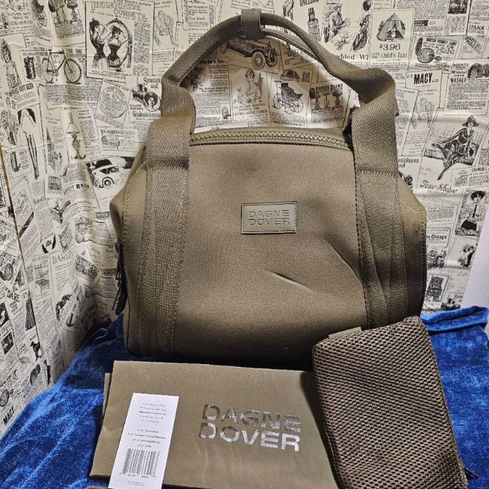 Dagne Dover Landon Carryall Medium Army Green Dark Moss